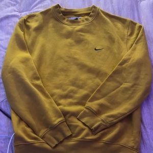 Yellow Nike sweatshirt